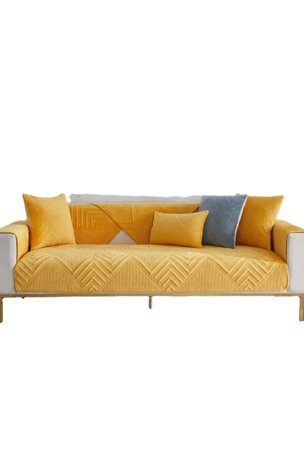 Soft Polyester Quilted Sofa Cover