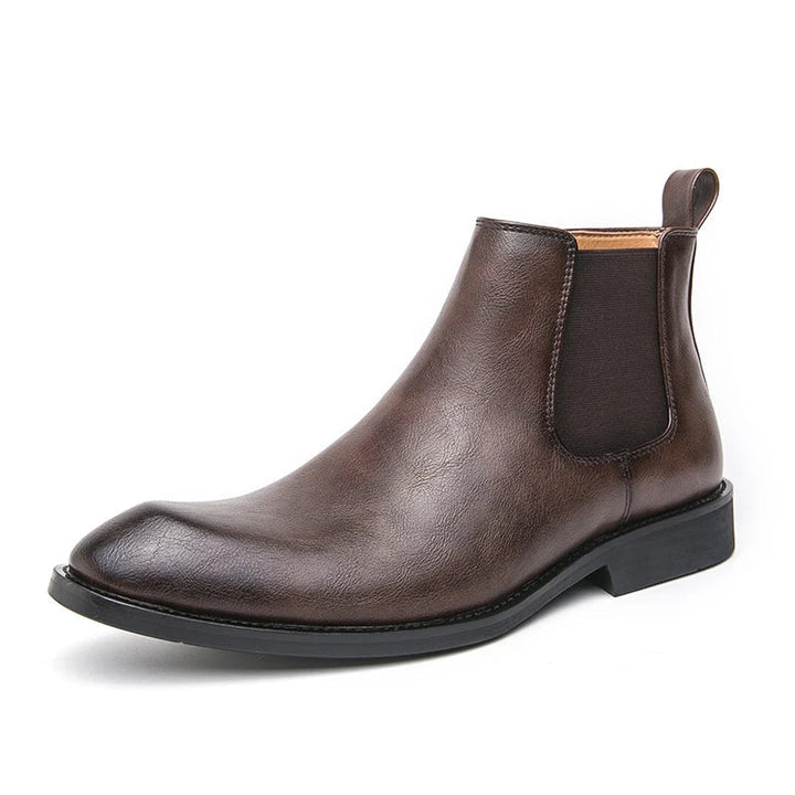 Cooper | Zippered Orthopedic Leather Chelsea Boots