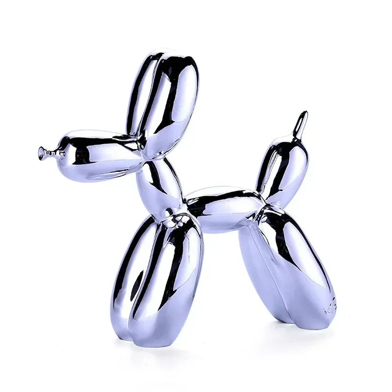 Nordic Resin Balloon Dog Sculpture Modern Art Figure