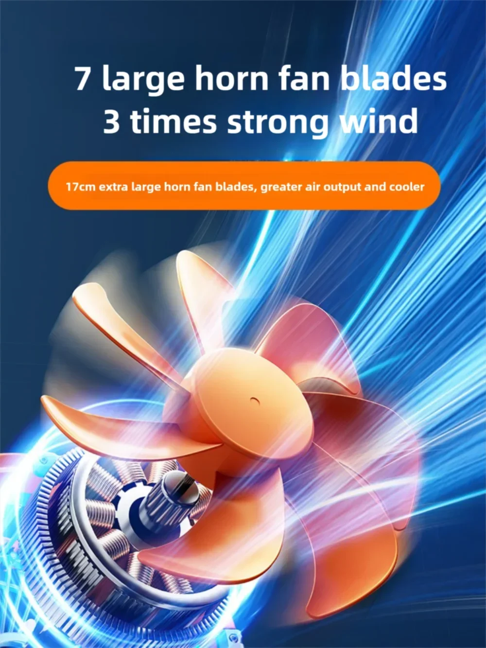 4-in-1 Rechargeable Fan and Night Light with 20000mAh Battery