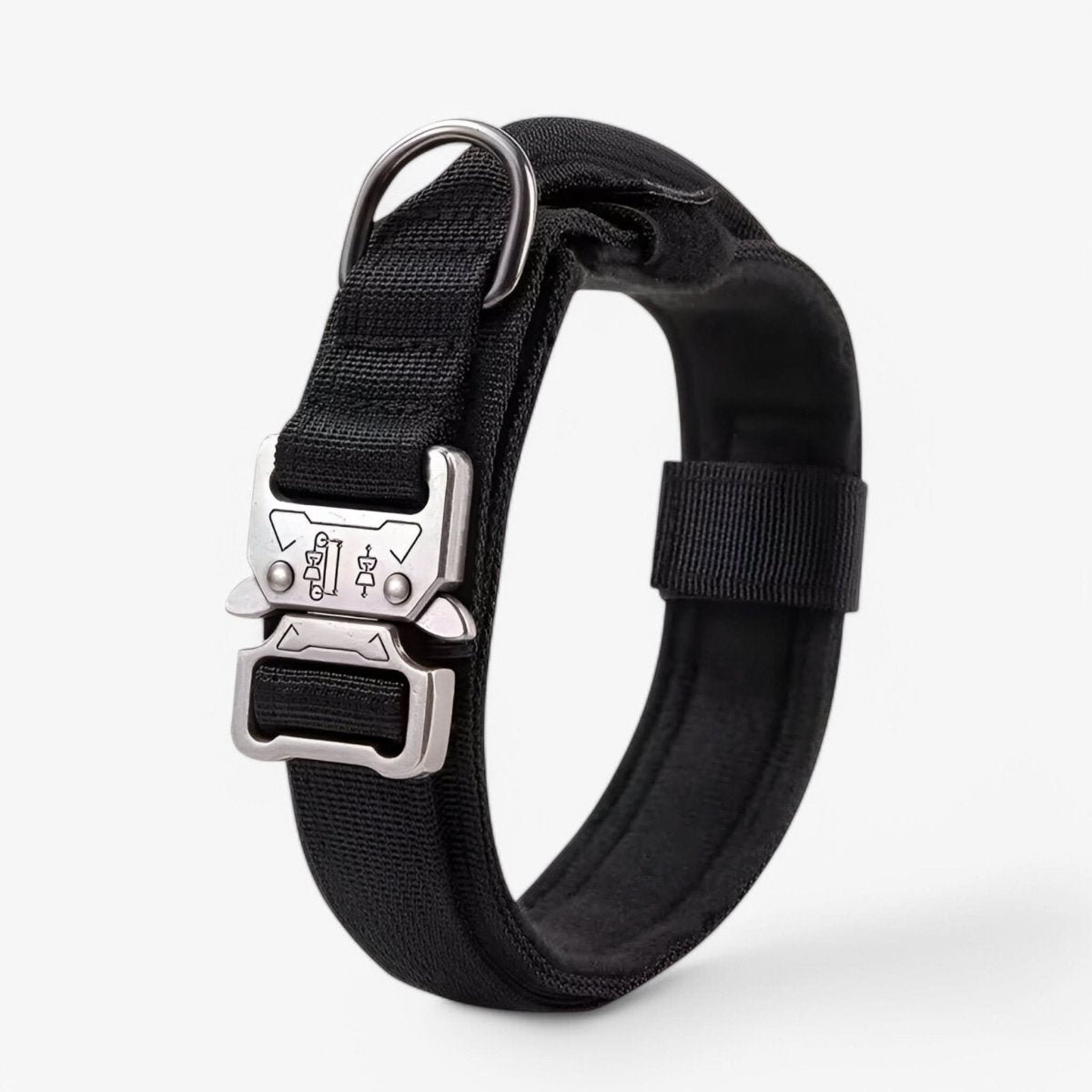 Durable Adjustable Dog Collar with Padded Comfort and Control Handle