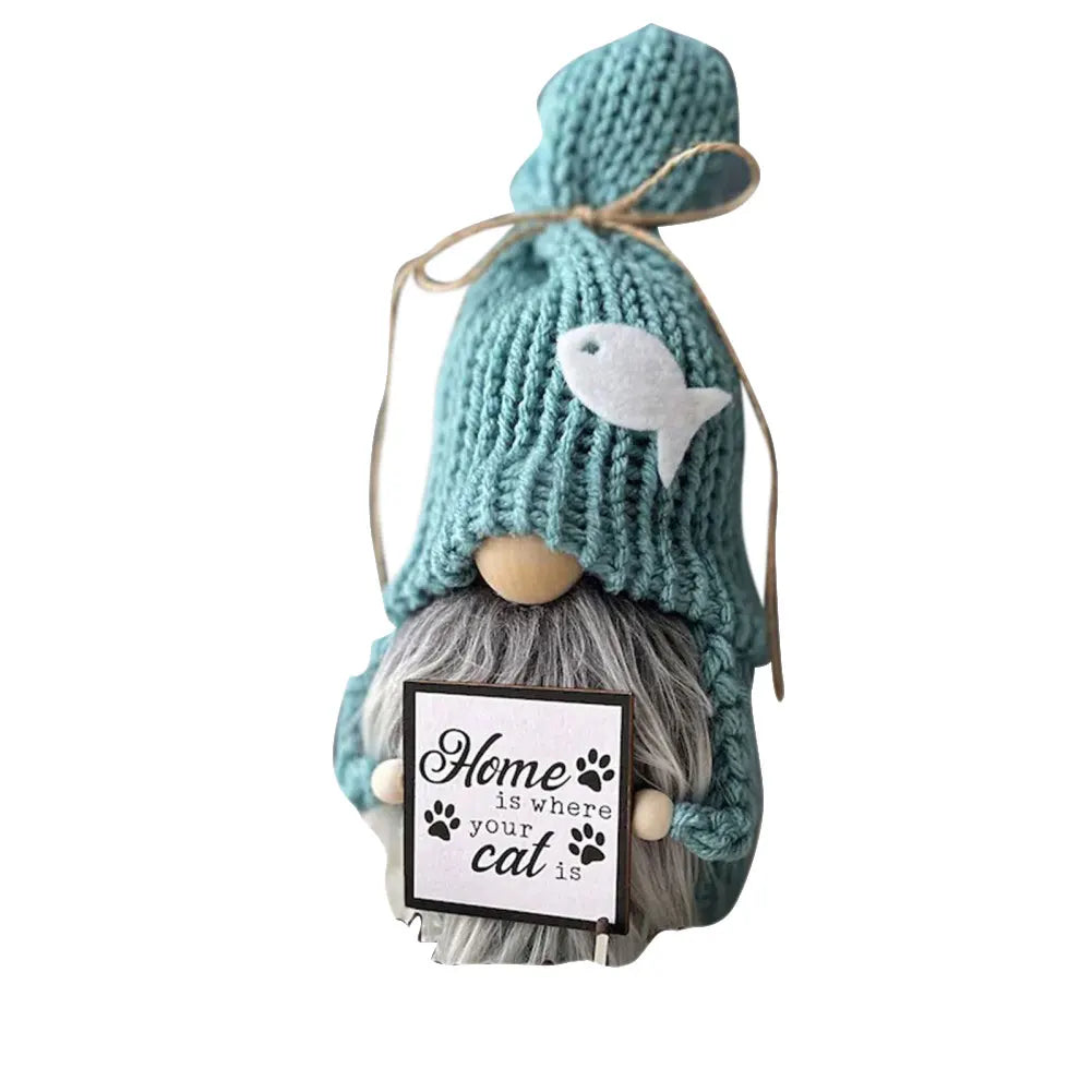 Handmade Plush Gnome Dolls - Whimsical Home Decor