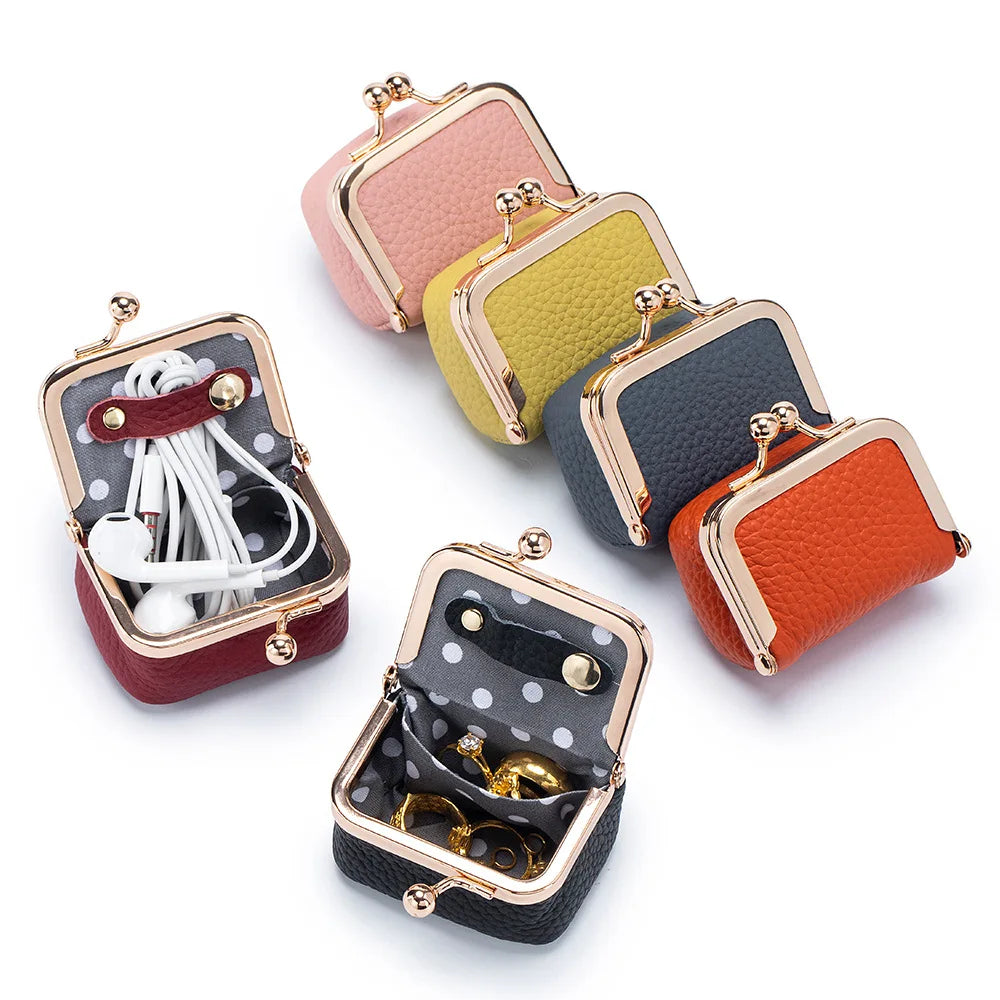 Mini Hard-Shell Travel Jewellery Case with Divided Interior