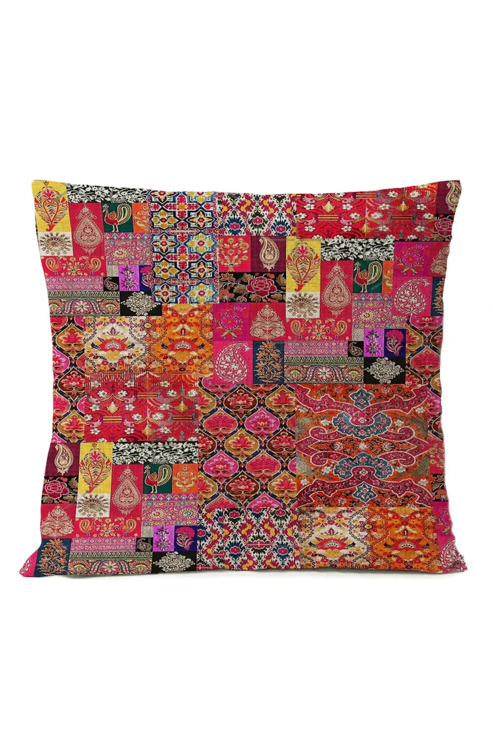 Ethnic Tribal Cotton-Linen Pillowcase