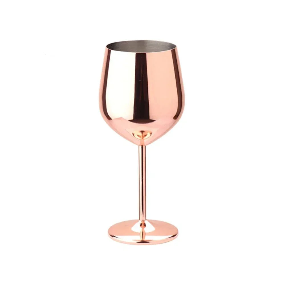 Stainless Steel Wine Goblet - Elegant and Durable 16.9oz