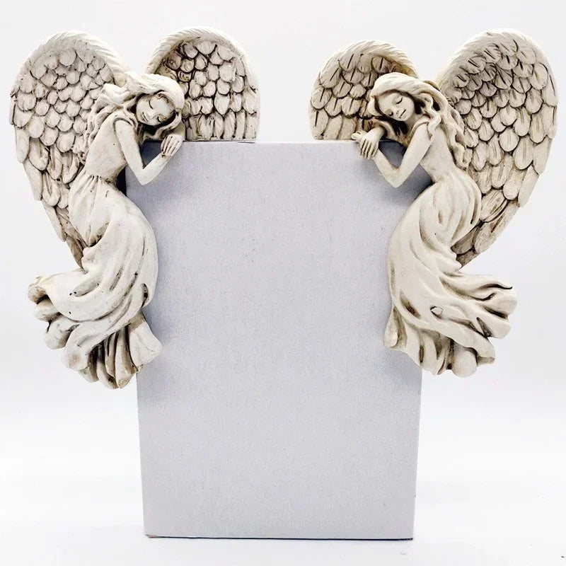 Angel Wing Resin Wall Decor for Home Elegance