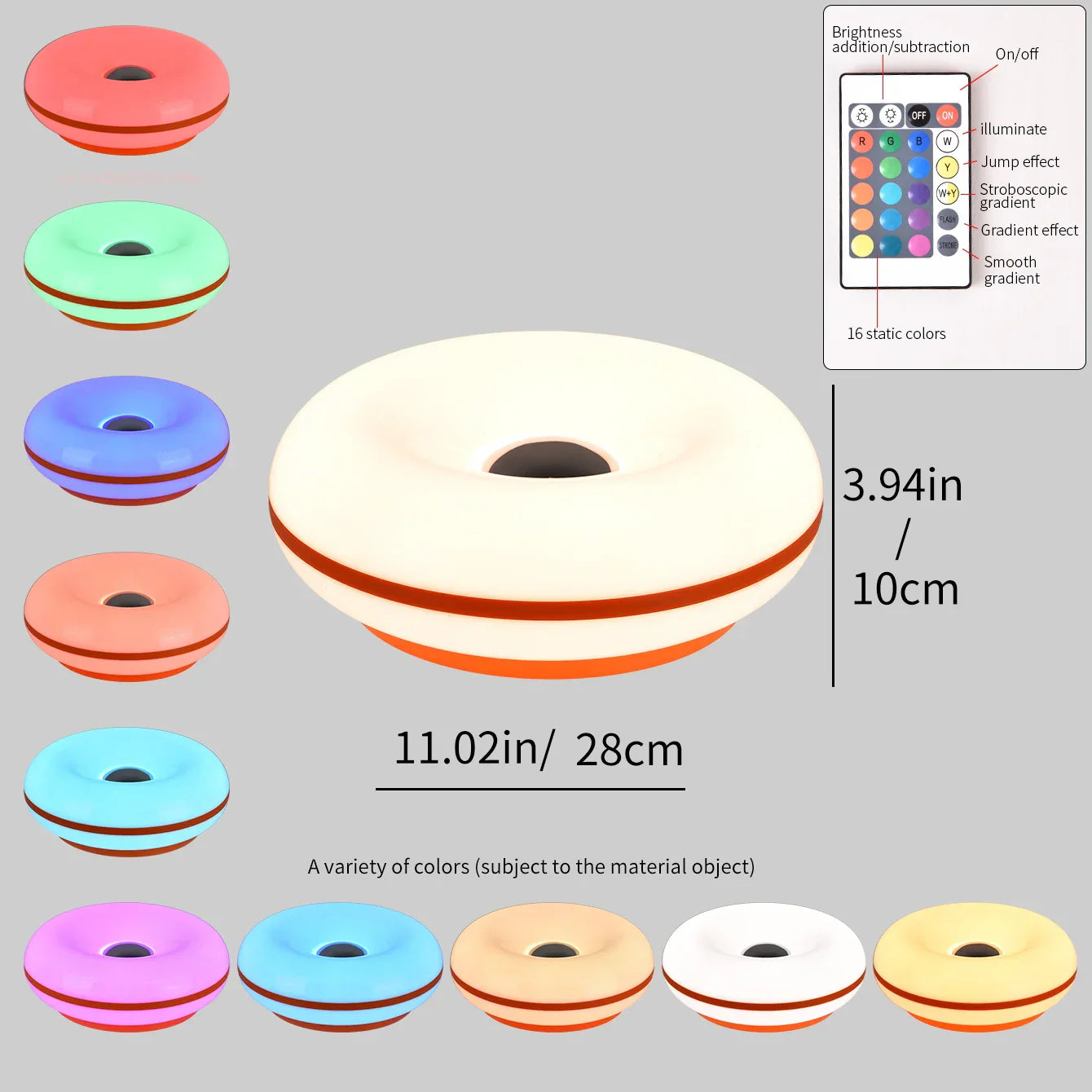 Bauhaus Style RGB Table Lamp with Touch Control and USB Charging