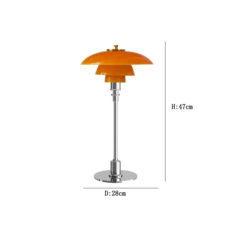 Minimalist Scandinavian Table Lamp with Warm LED Light