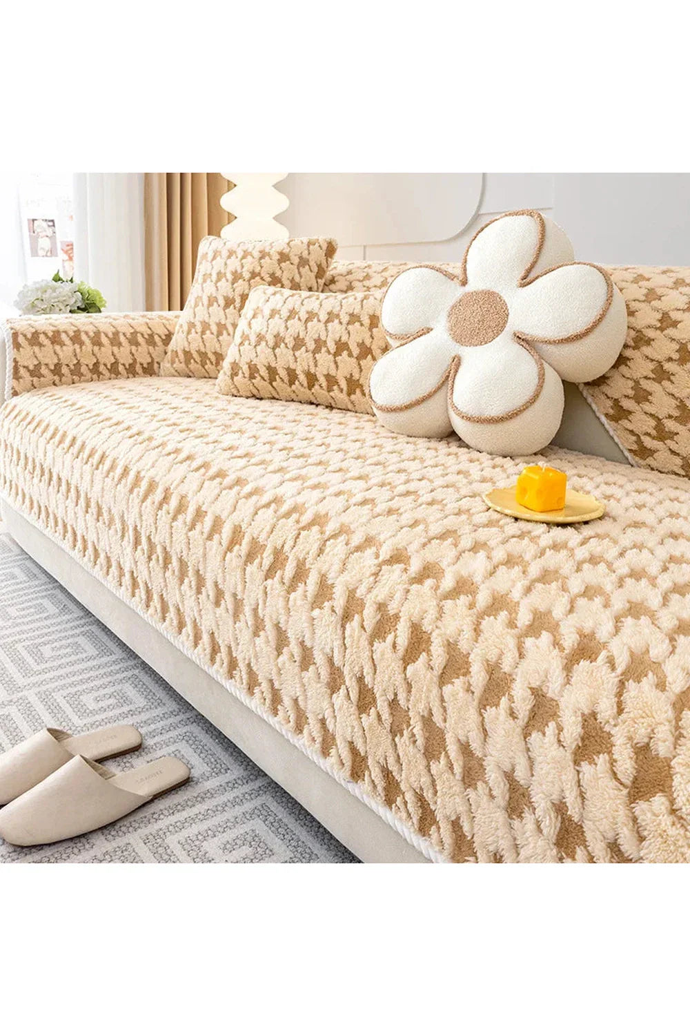 Velvet Polyester Sofa Cover