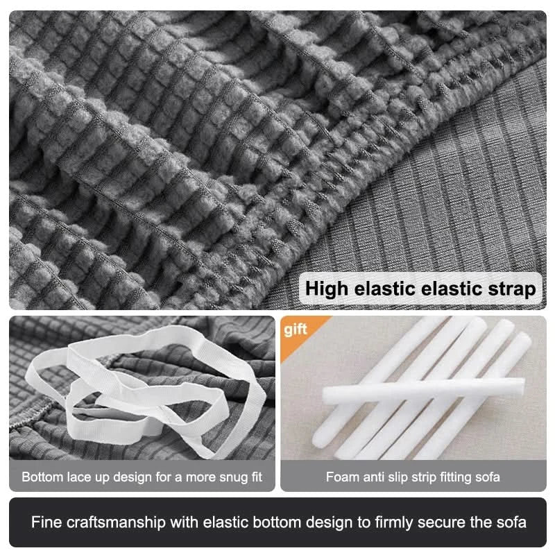 Elastic Jacquard Sofa Cover - Water-Resistant Non-Slip Stretch Fit