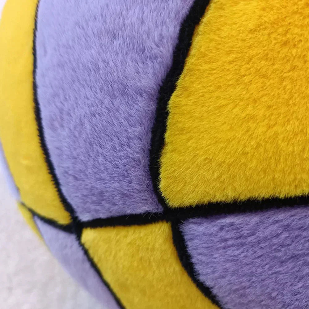 Basketball Plush Cushion - 11 Inch Decorative Accent