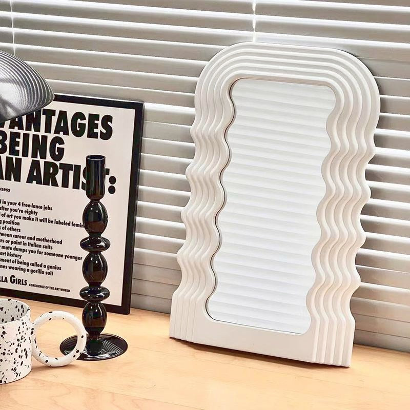Wavy Retro Mirror in Fun Colors