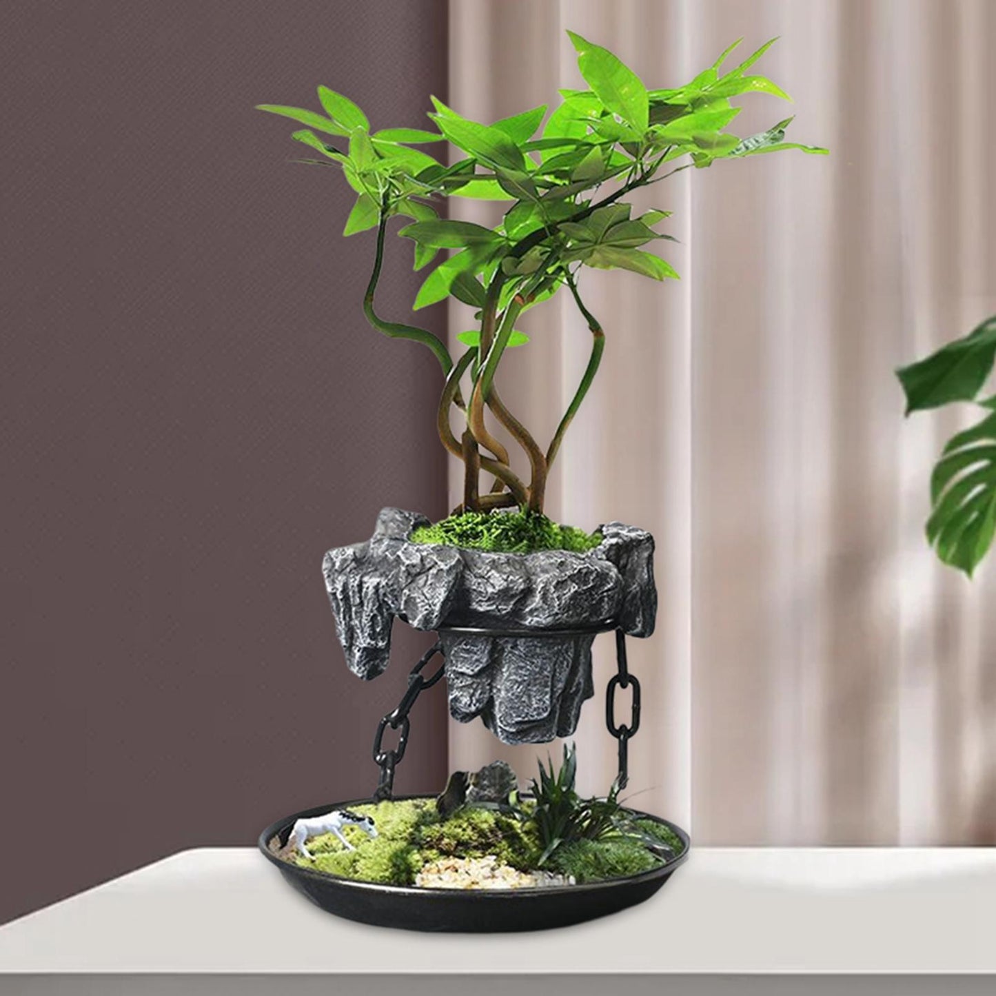 Floating Indoor Air Planter with Levitating Technology