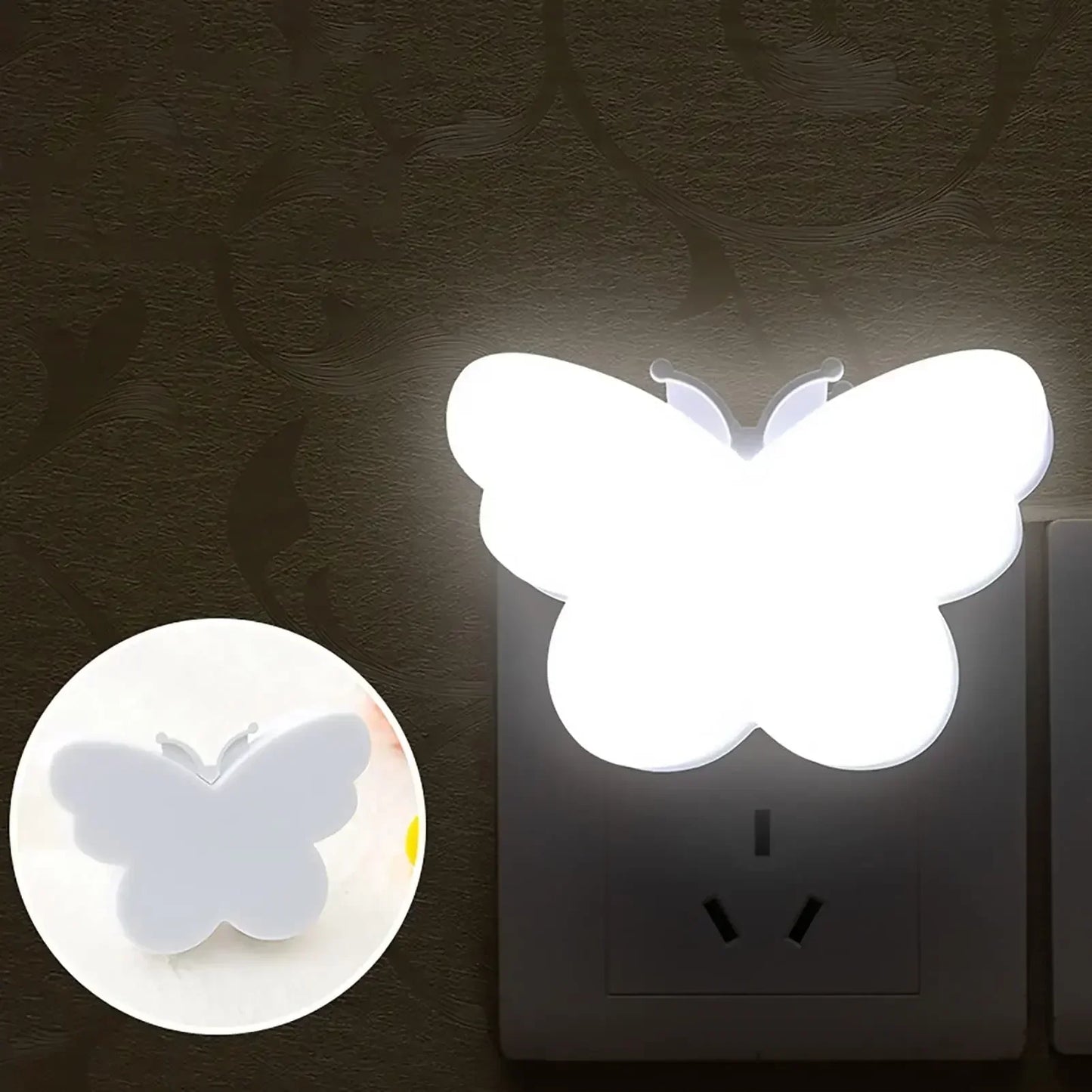 Automatic LED Night Light with Dusk Sensor - Warm White Comfort Light