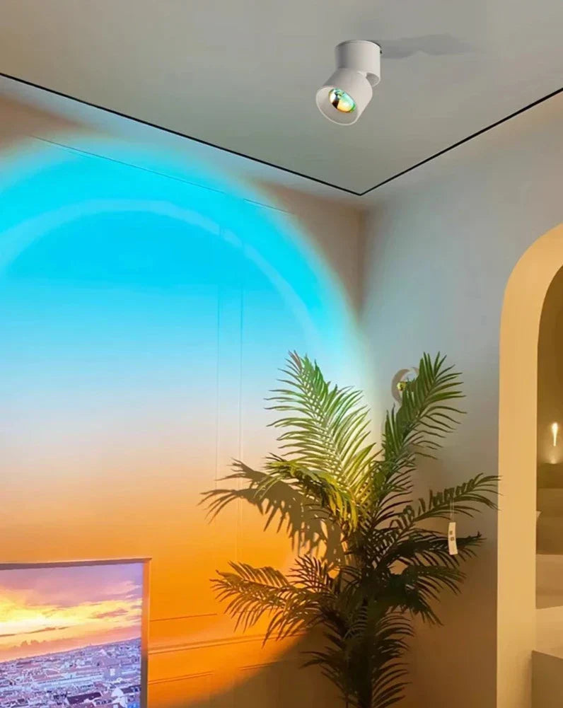 Adjustable Aluminum Sunset Ceiling Spotlight