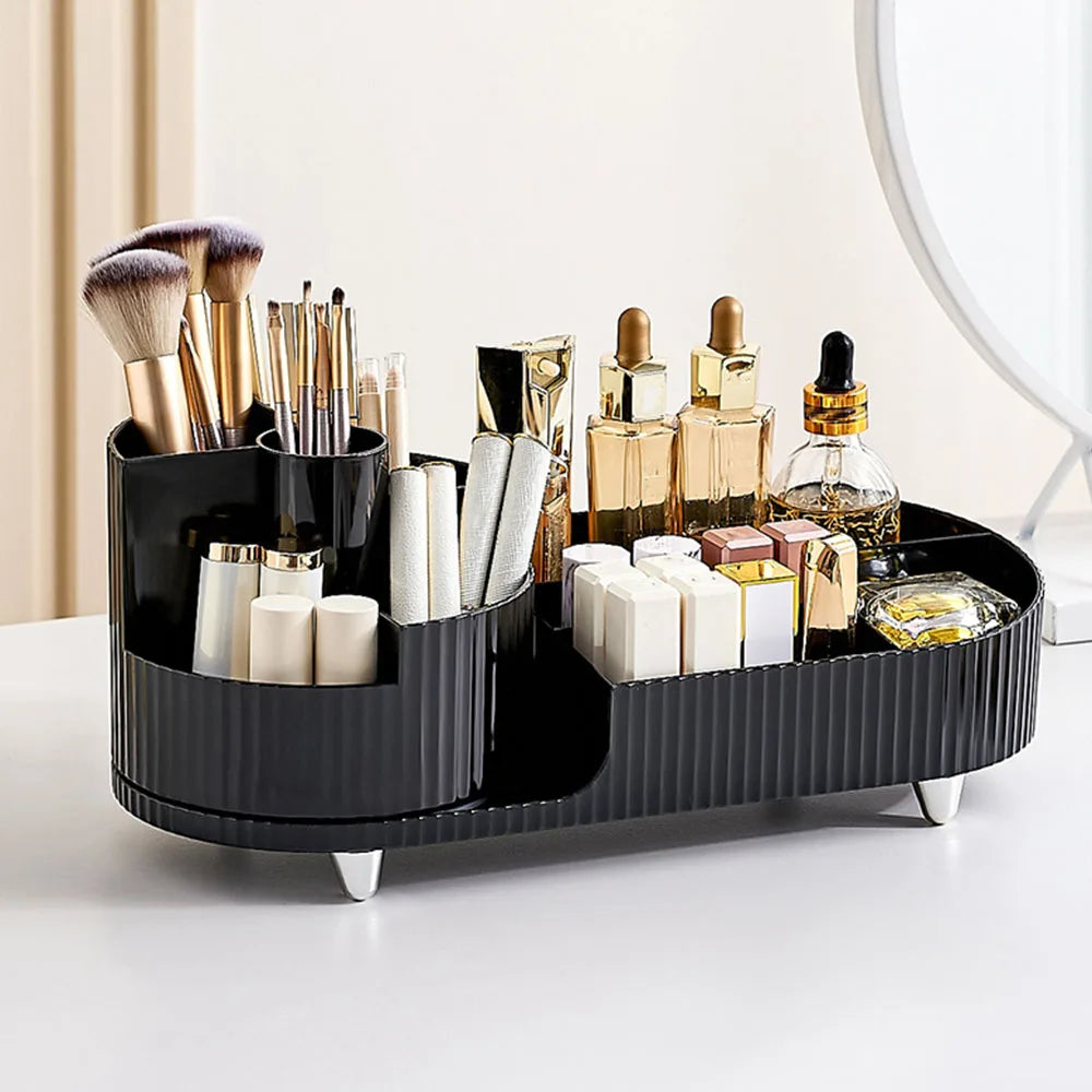 Luxury Rotating Beauty Organizer with Chic Design