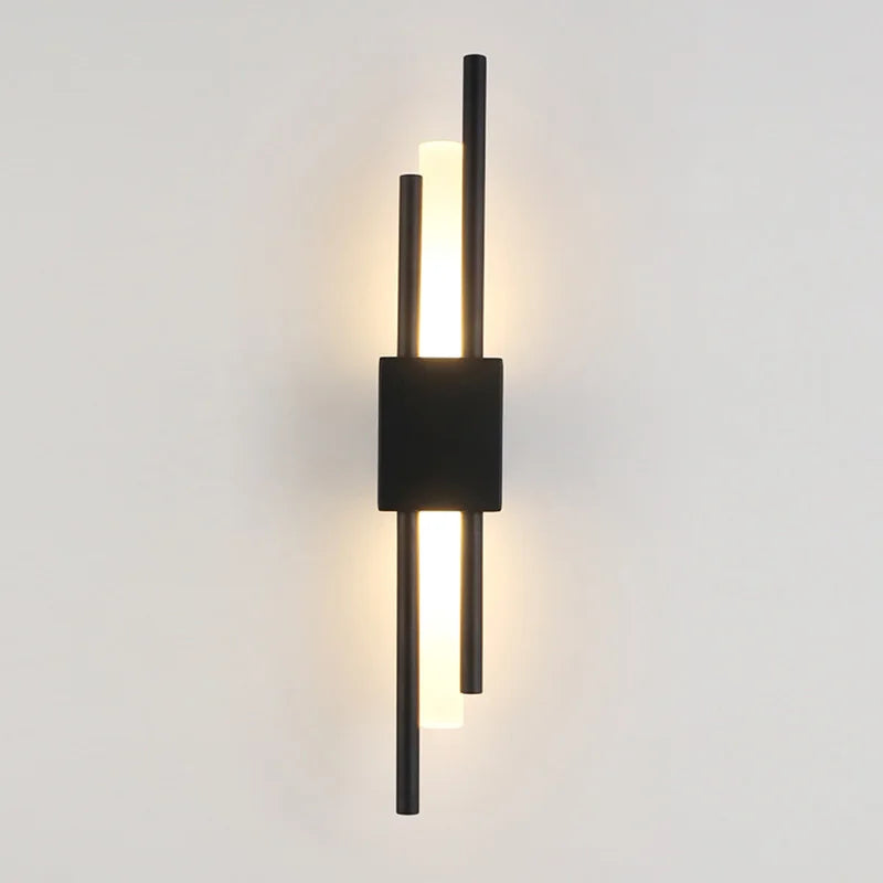 Dual-Headed Modern LED Wall Lamp with Adjustable Color Temperature