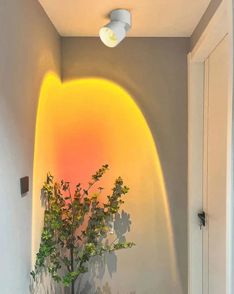 Adjustable Aluminum Sunset Ceiling Spotlight