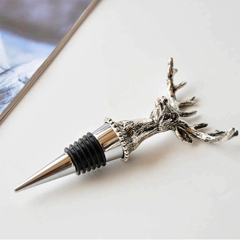 Scandinavian Moose Stainless Steel Wine Stopper