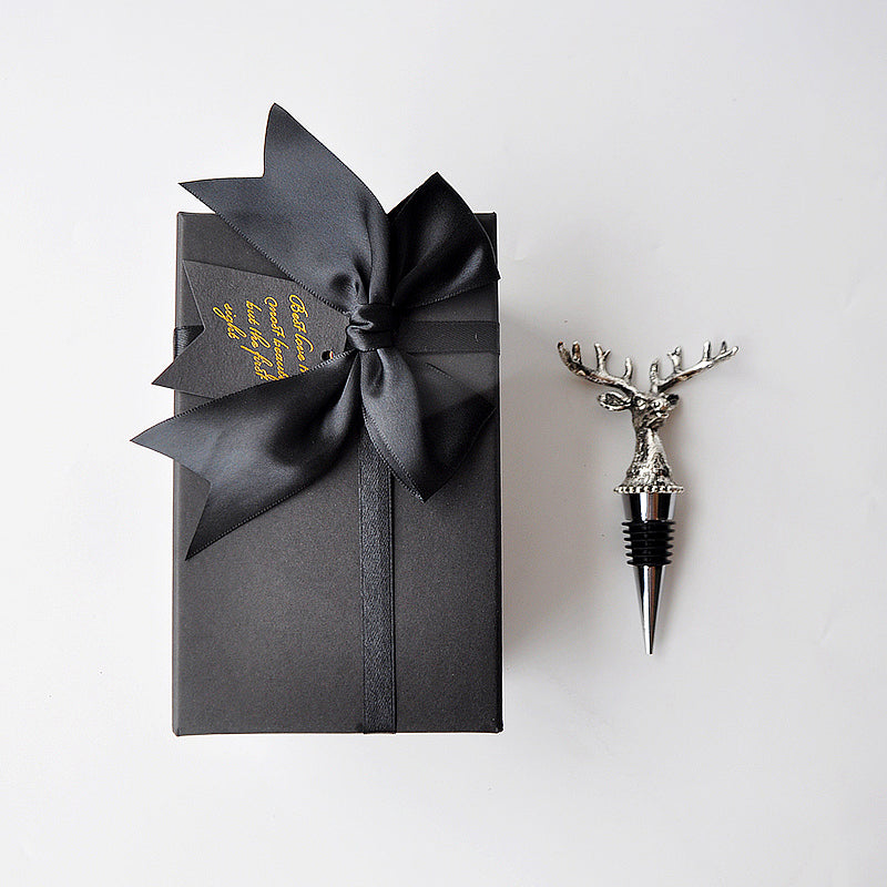 Scandinavian Moose Stainless Steel Wine Stopper