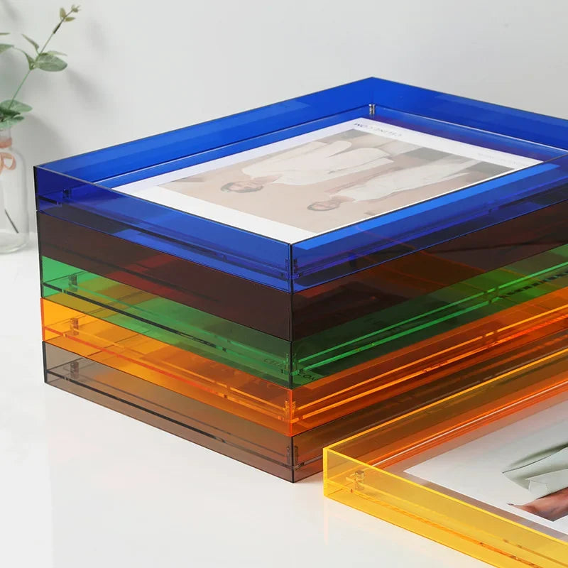 Double-Sided Acrylic Photo Frame for Two Pictures