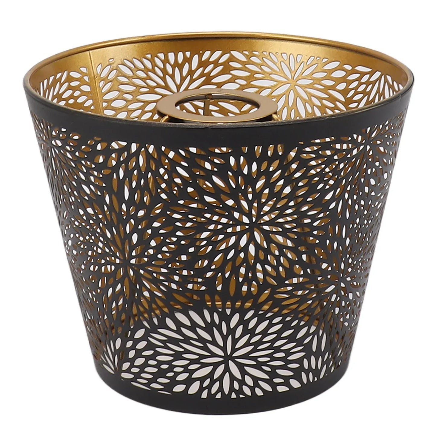 Elegant Gold Patterned Metal Lamp Shade