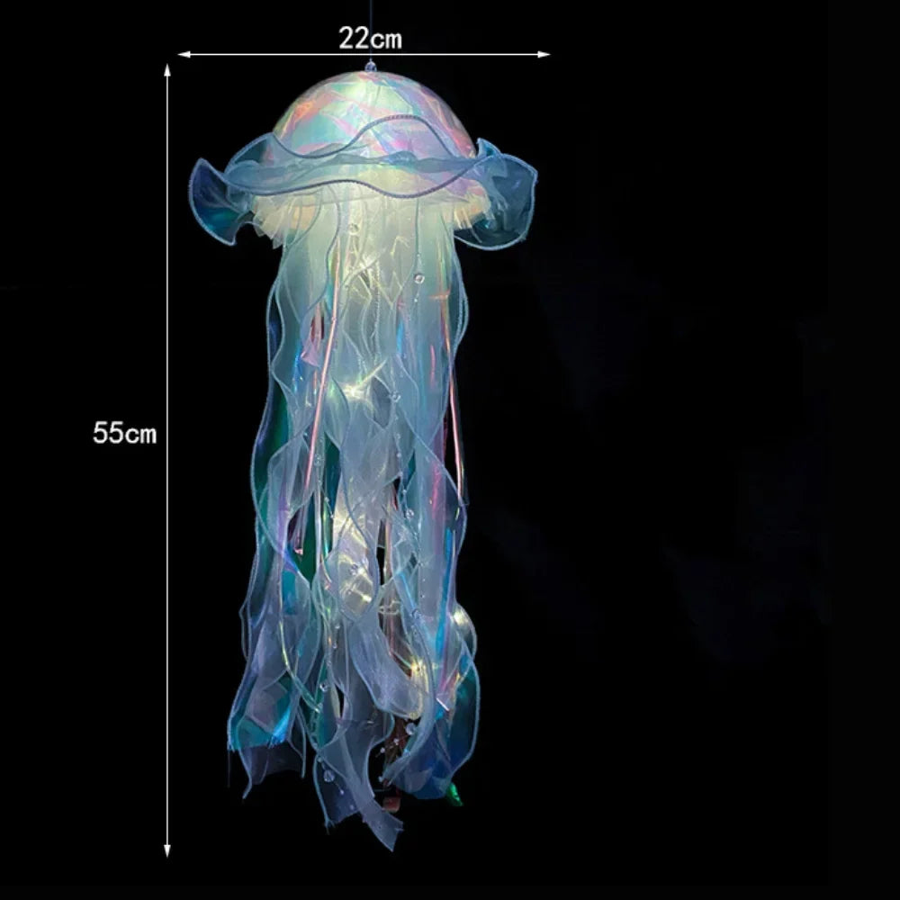 Jellyfish-Shaped LED Night Light with Adjustable Brightness