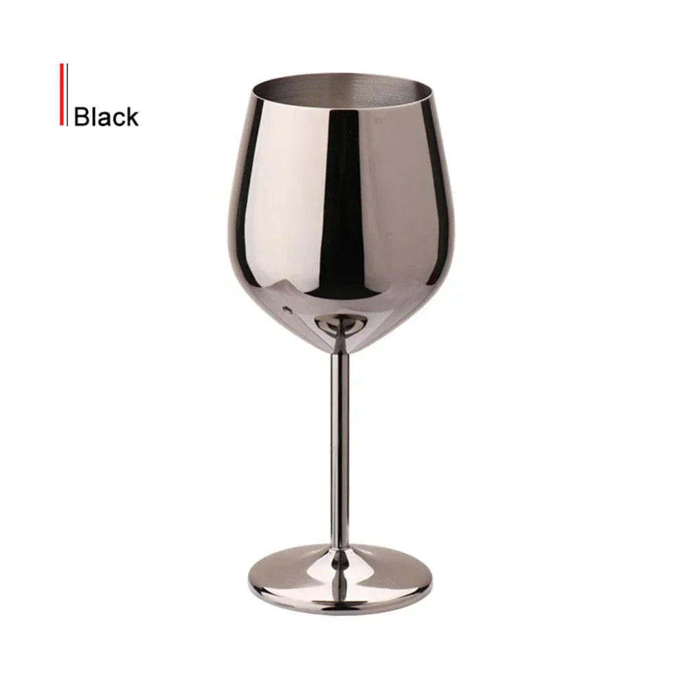 Stainless Steel Wine Goblet - Elegant and Durable 16.9oz