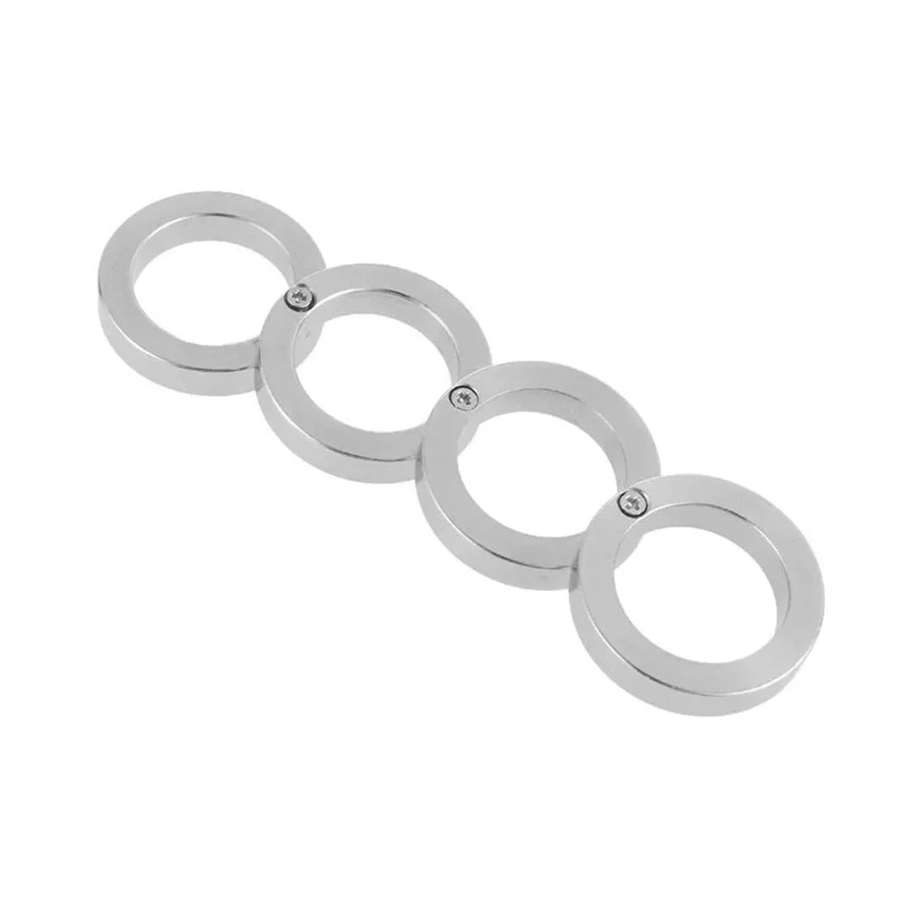 Stainless Steel Foldable Self-Defense Ring