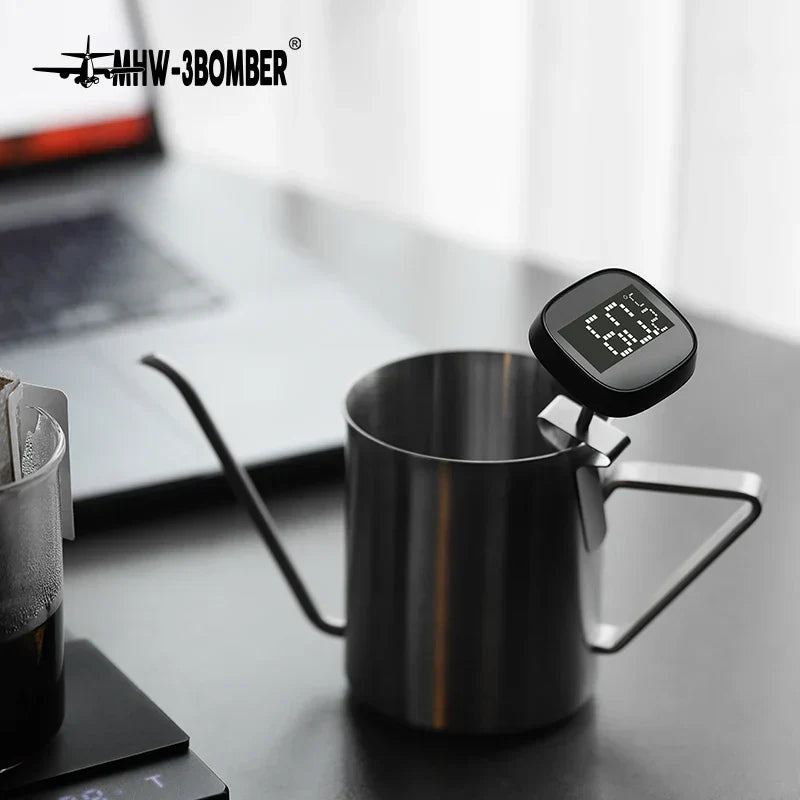Digital Instant-Read Coffee Thermometer for Latte Art and Milk Frothing