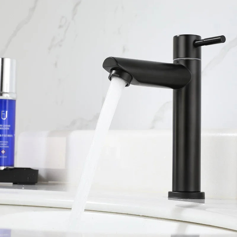 Stainless Steel Single Lever Sink Faucet with Eco-Friendly Design