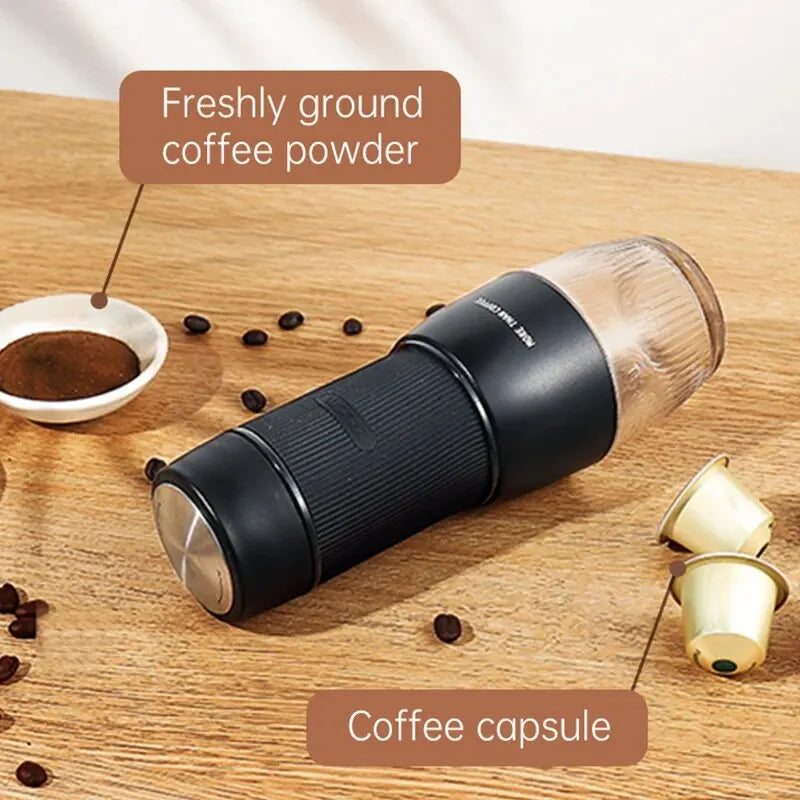Portable 18 Bar Manual Coffee Machine for Outdoor Use