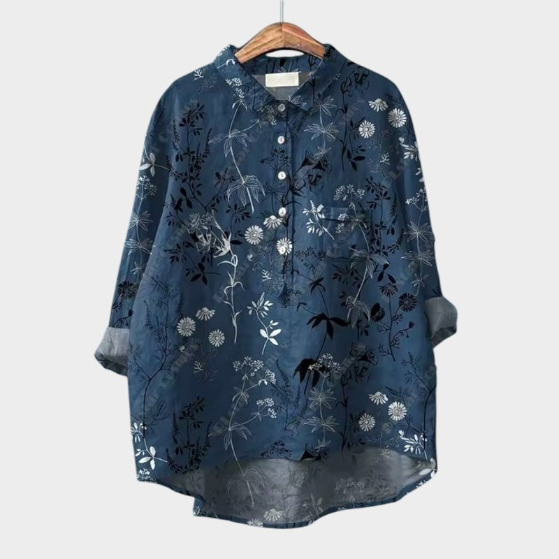 Marvelia - Printed Garden Blouse