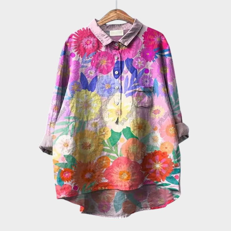 Dottie - Nature Motif Blouse
