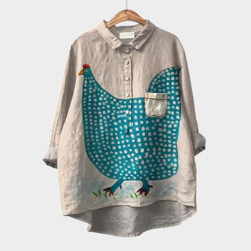 Ophelie - Chicken Art Blouse