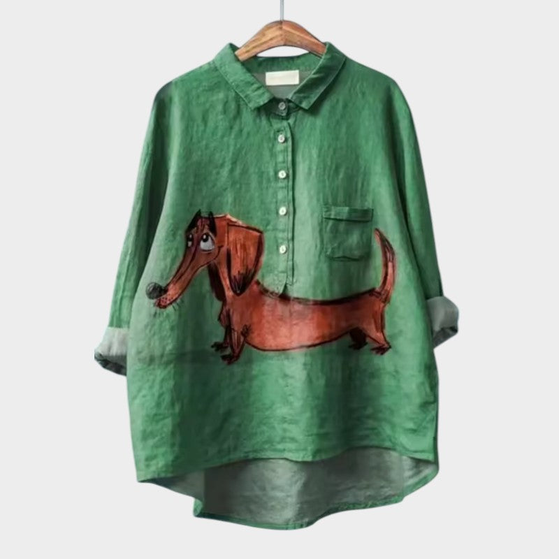 Nellia - Pup Charm Blouse