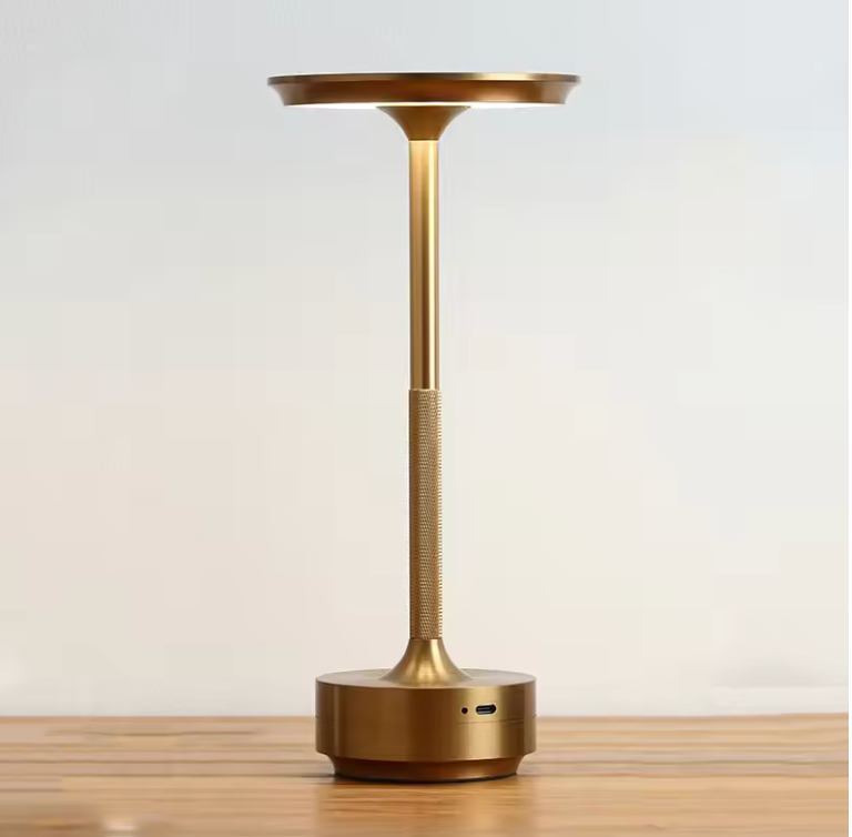 Wireless LED Table Lamp with Touch Control and Adjustable Brightness