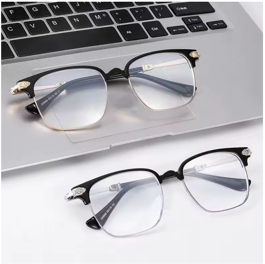 Blue Light Reading Glasses with Lightweight Frame and Magnification