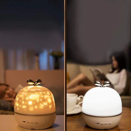 Rechargeable Night Light with Calming Projections and Melodies