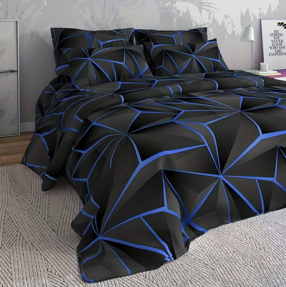 Microfiber Duvet Cover Set with Pillowcases - Hotel Style