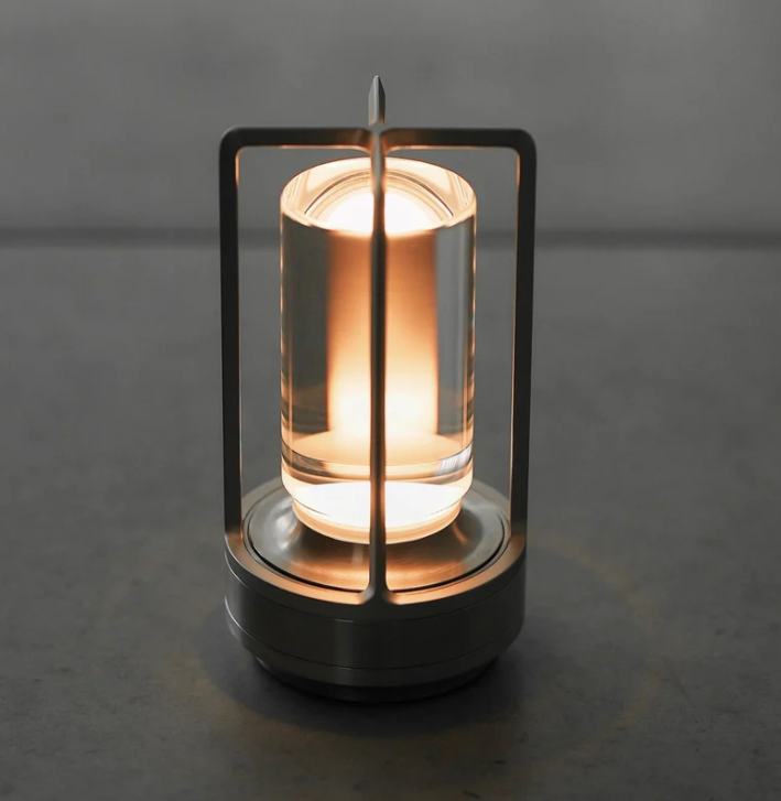 Portable Rechargeable LED Lantern with Charging Station