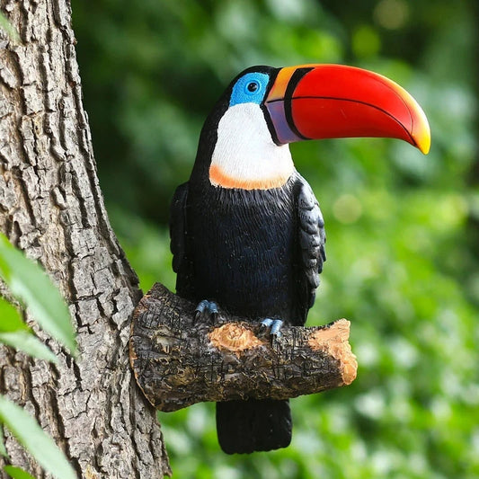 Tropical Toucan Garden Ornament in Premium Resin