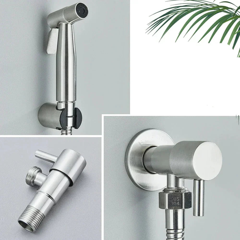 Stainless Steel Cold Water Bidet Sprayer for Hygienic Cleaning