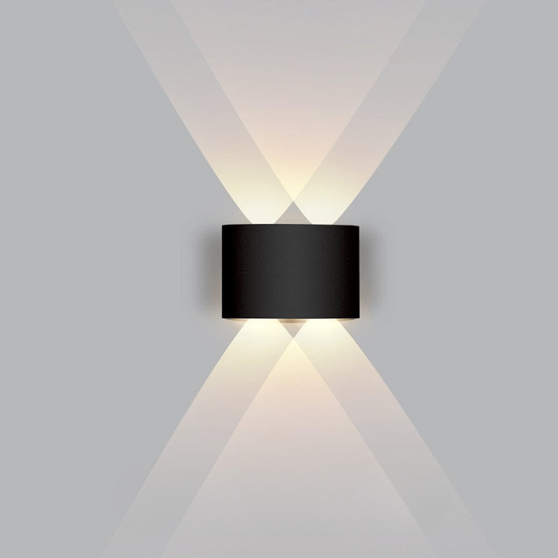Weatherproof LED Outdoor Wall Light - Modern Aluminum Design