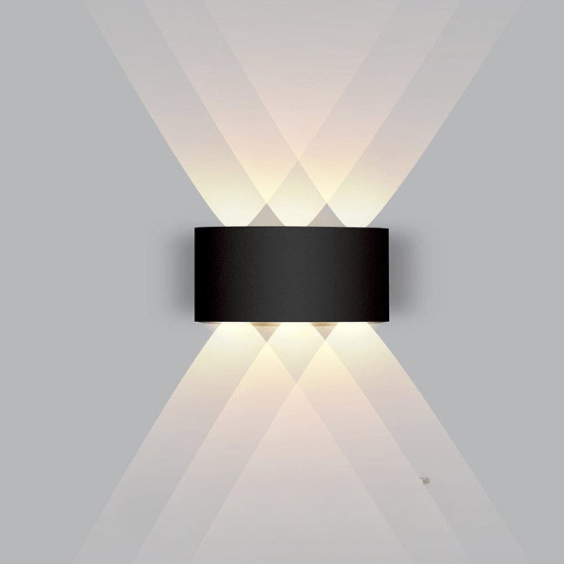 Weatherproof LED Outdoor Wall Light - Modern Aluminum Design