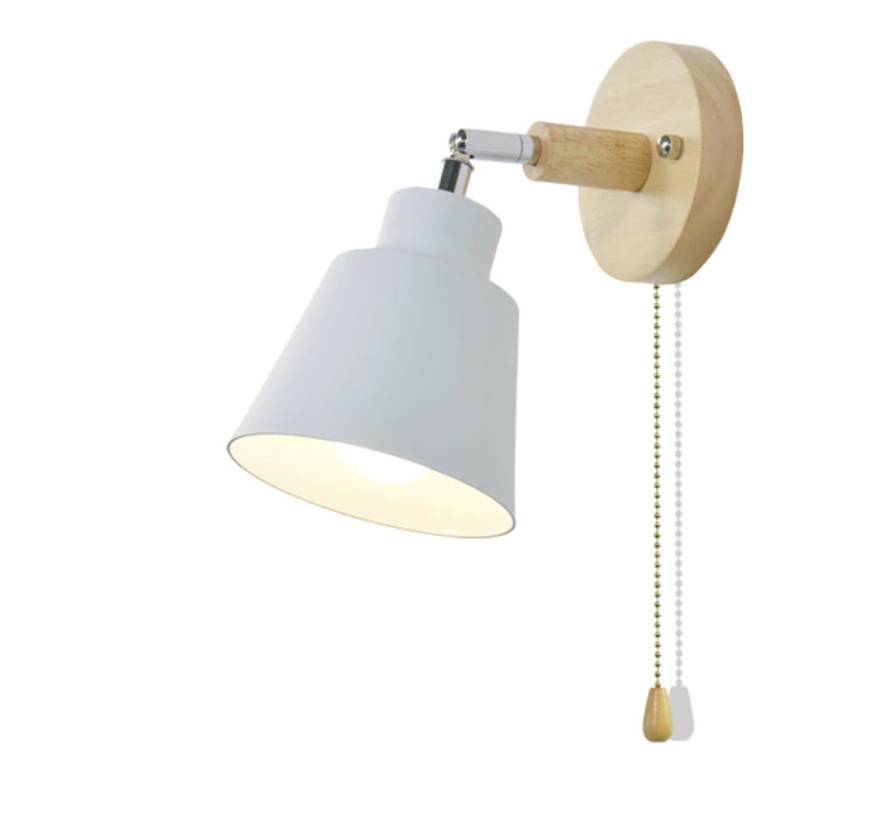 Swivel Wall Lamp with Pull Chain Switch