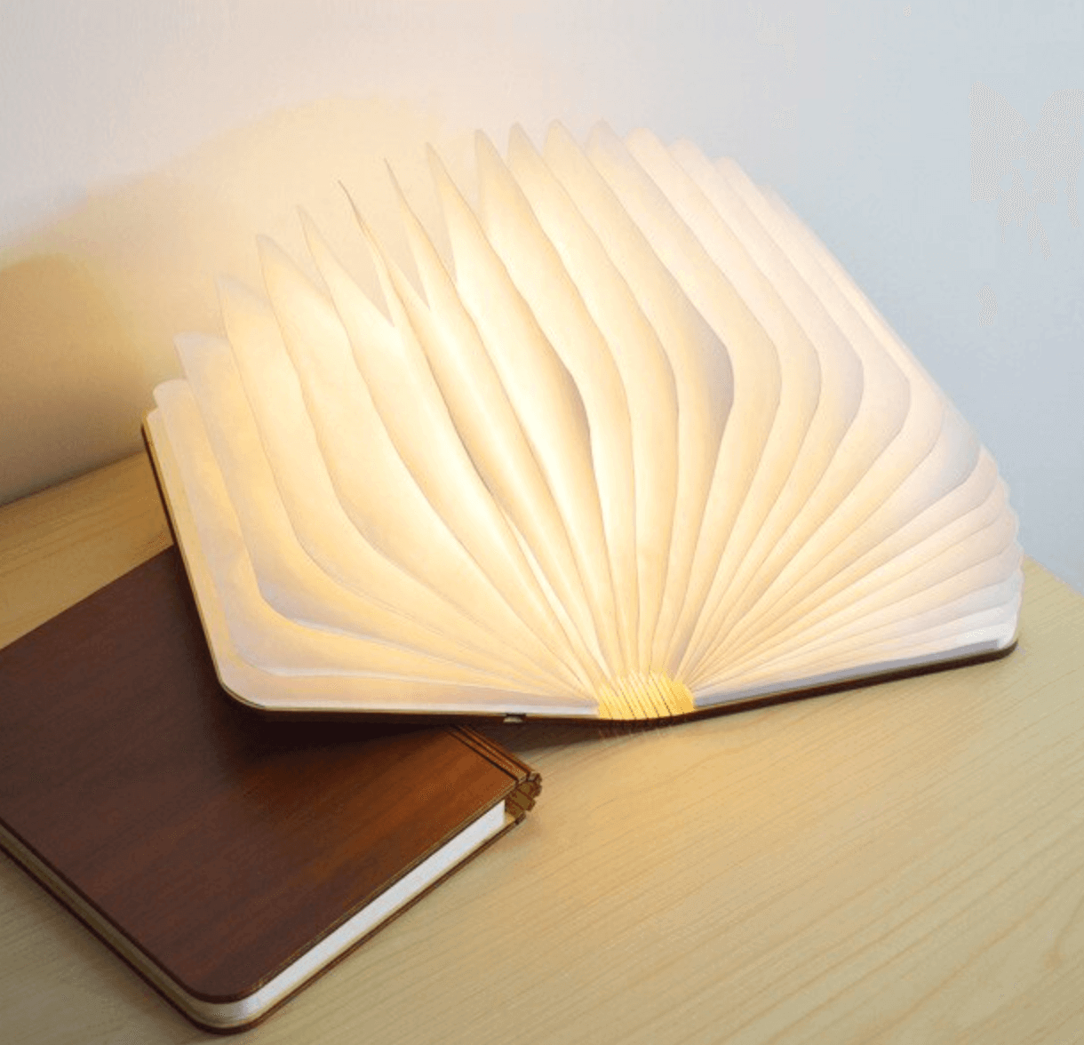 Creative Foldable Book-Shaped Night Light with Magnetic Design
