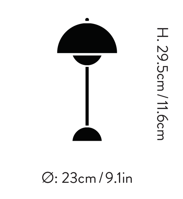 Rechargeable Dimmable Flowerpot Table Lamp