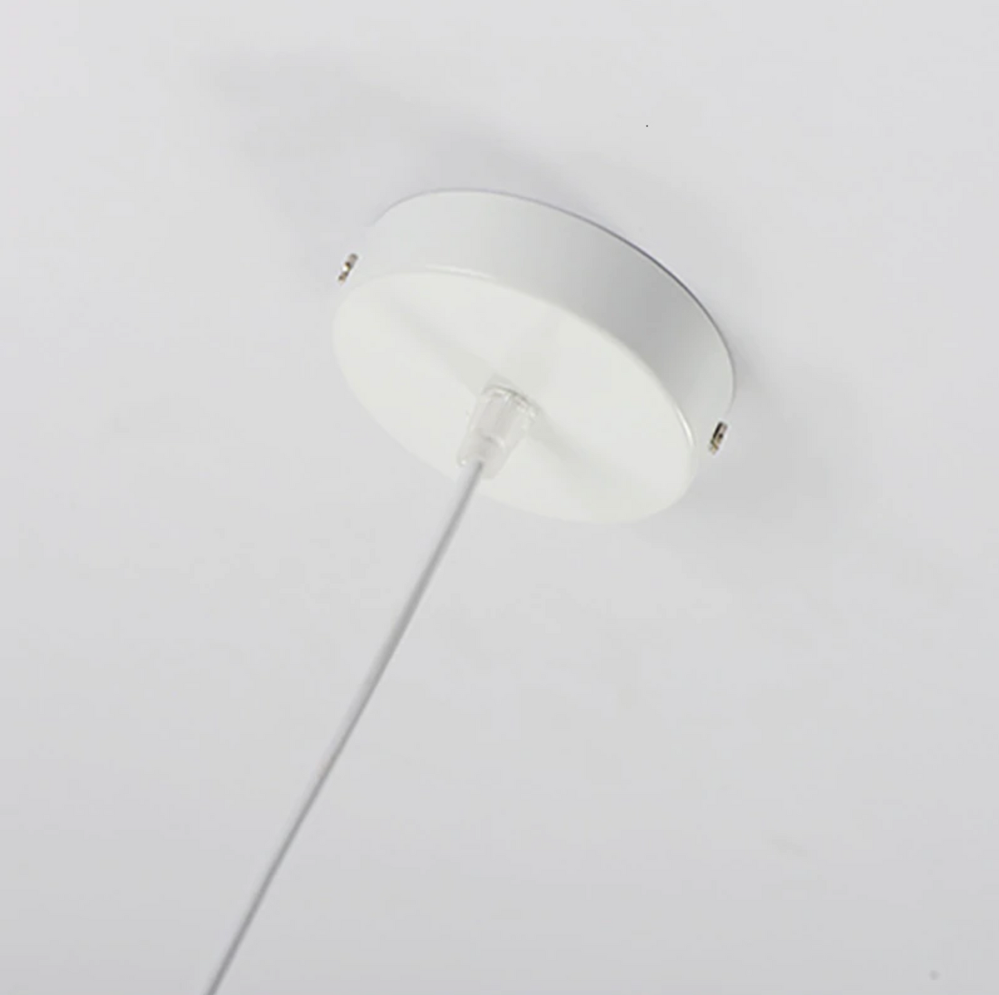 Feather Pendant Lamp in Ivory and Anthracite