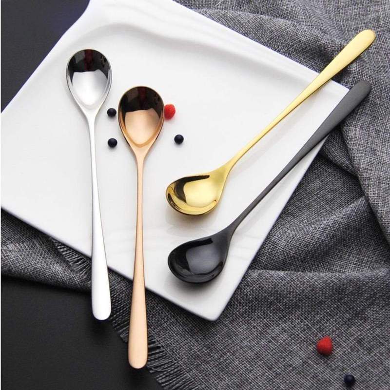 Elegant Dubai Dessert Spoon with Timeless Handle